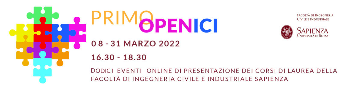 8 - 31 marzo - Open Day 2022 della Facoltà di Ingegneria Civile e Industriale Sapienza “Open ICI”.png